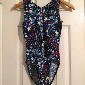 Gk elite America leotard adult medium